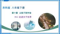 八年级下册走进分子世界课堂教学课件ppt