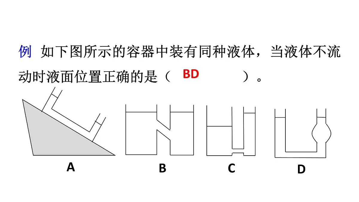 初中物理新人教版八年级下册第九章第二节第二课时 液体压强的计算 连通器教学课件2025春第8页