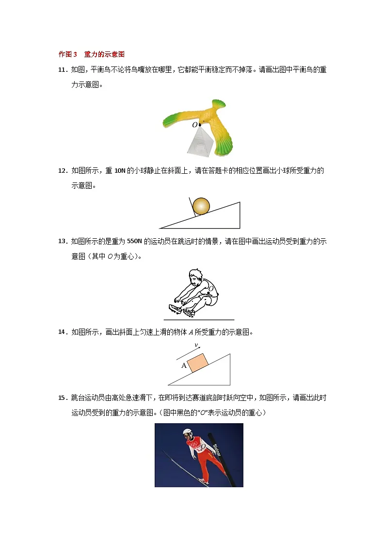 2024-2025学年苏科版(2024)第二学期八年级物理期中复习专练《作图题》(含答案)第3页
