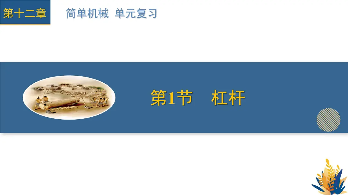 新人教版物理 八下 教学课件:第十二章 简单机械 单元复习第5页