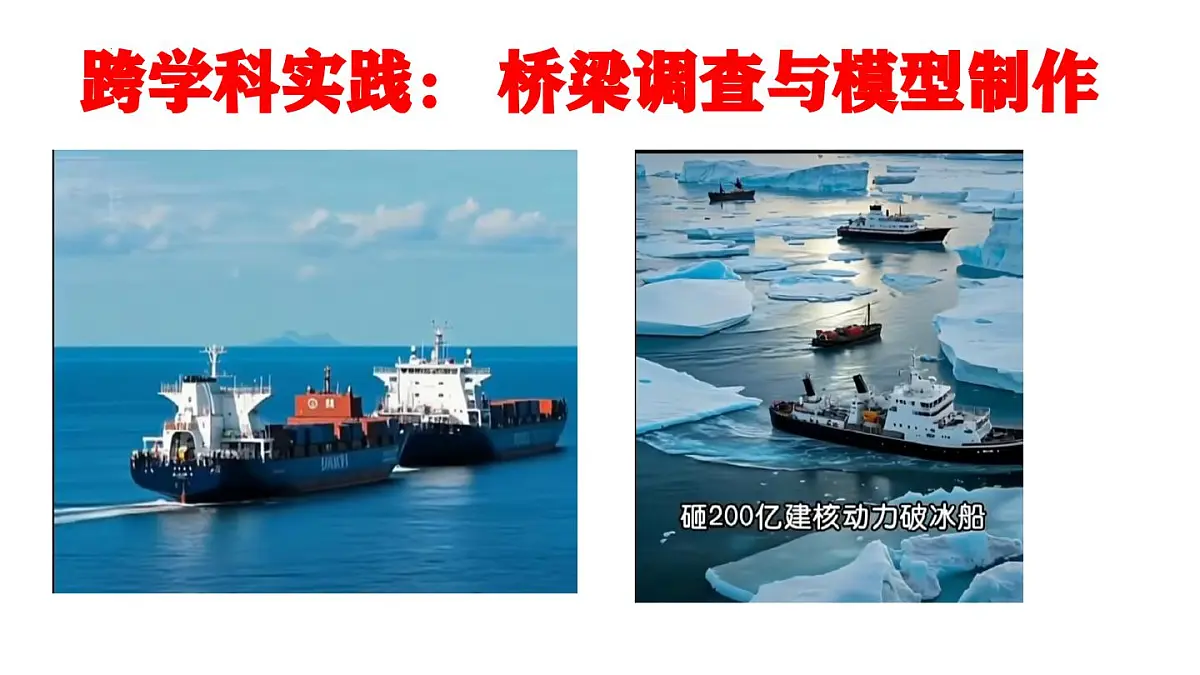 跨学科实践13 :桥梁调查与模型制作-2024-2025学年八年级物理下学期项目化课程案例 课件第1页
