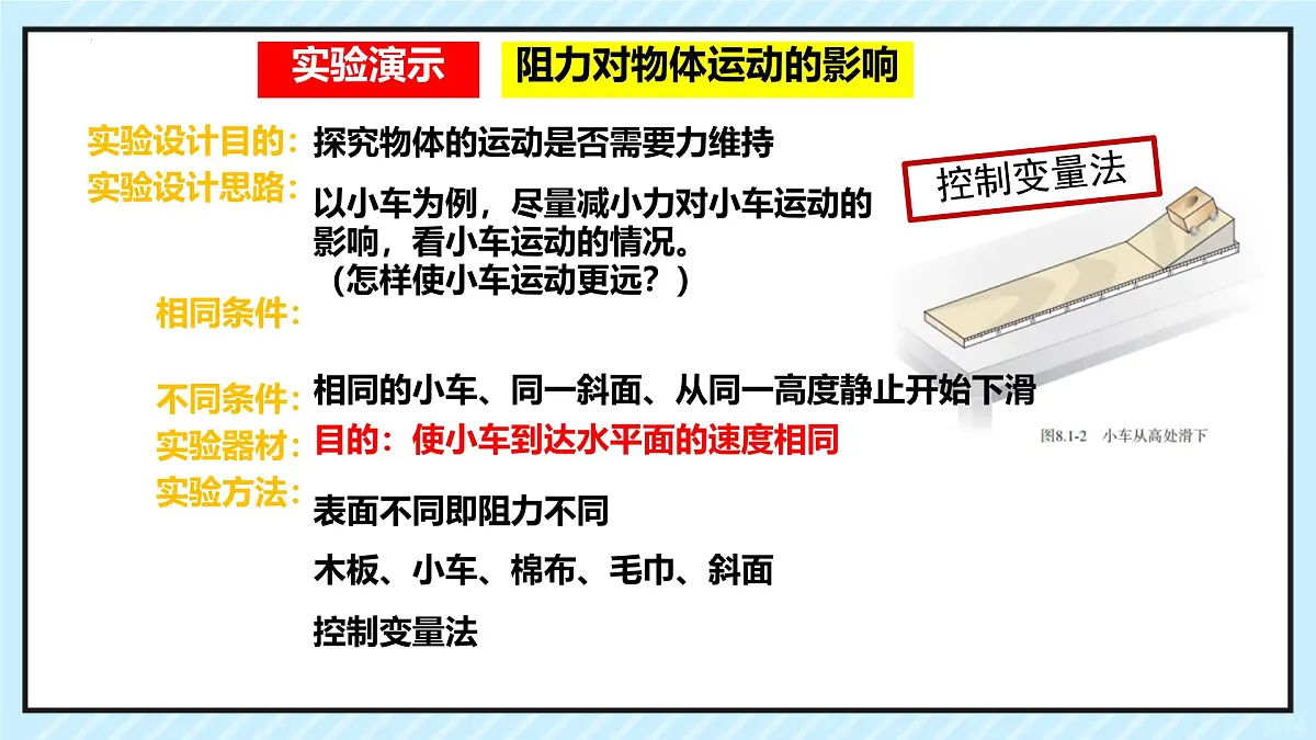 初中 物理 人教版(2024)八年级下册(2024) 第八章 运动和力第1节 牛顿第一定律 课件第5页