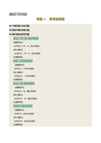 2025届中考物理二轮复习 专题12 多项选择题（讲练）（解析版）