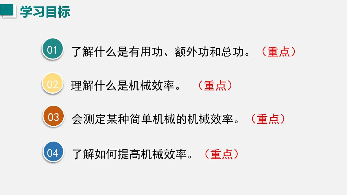 12.4 机械效率 课件 人教2024版 八年级物理下册第4页