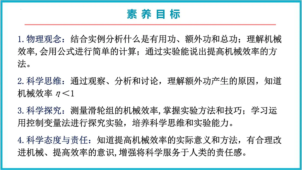 12. 4 机械效率 课件 2024-2025学年人教版八年级物理下册第2页