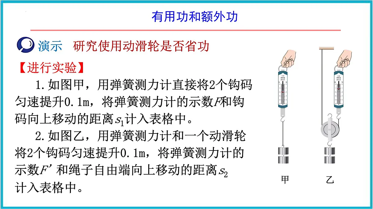 12. 4 机械效率 课件 2024-2025学年人教版八年级物理下册第7页