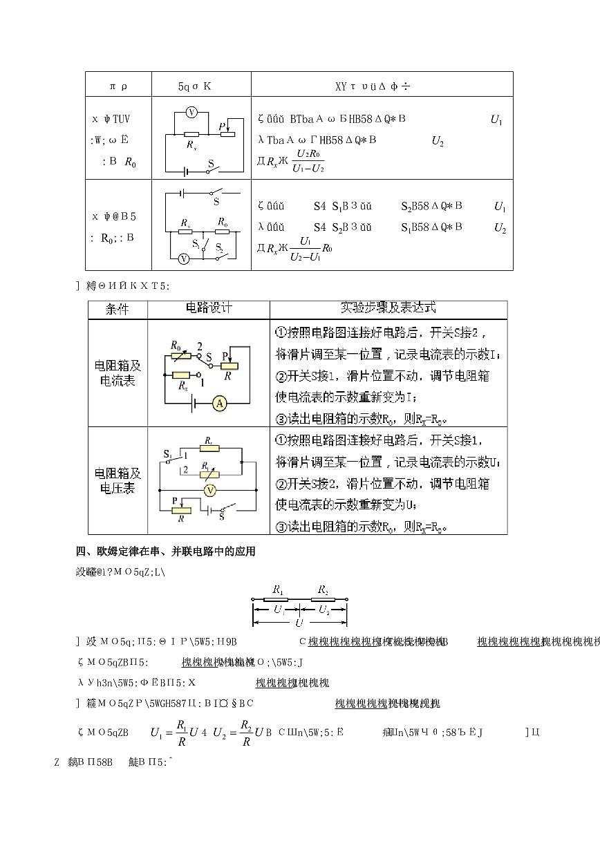 专题05 第17章 欧姆定律【考点清单】(原卷版)第3页