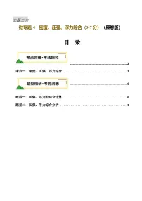 力学微专题4 密度、压强、浮力综合 (讲义)-2025年中考物理一轮复习讲义(含练习及答案)