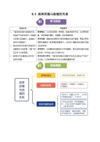北师大版（2024）八年级下册（2024）流体压强与流速的关系优秀课后复习题