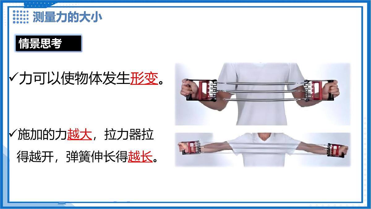 6.2 弹力 力的测量和表示 - 初中物理八年级下册 同步教学课件(沪粤版2024)第7页
