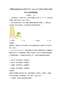 宁夏回族自治区中卫市中宁县2024-2025学年九年级上学期期末考试物理试卷（解析版）