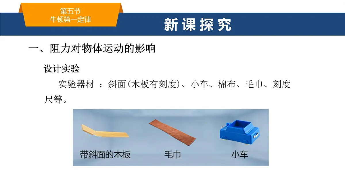 2025年春鲁教版初中物理八年级下册同步授课课件 第六章 力与运动 第五节 牛顿第一定律第4页