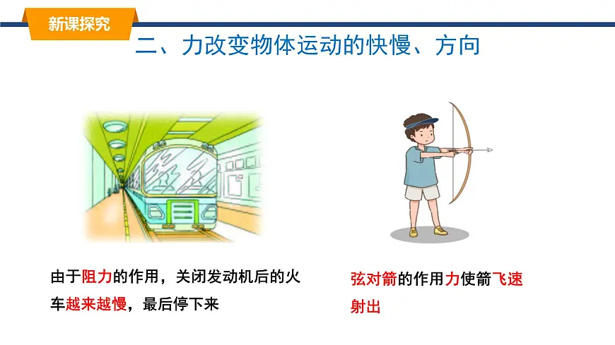 2025年春教科版物理八年级下册同步授课课件 8_4_力改变物体的运动状态第8页
