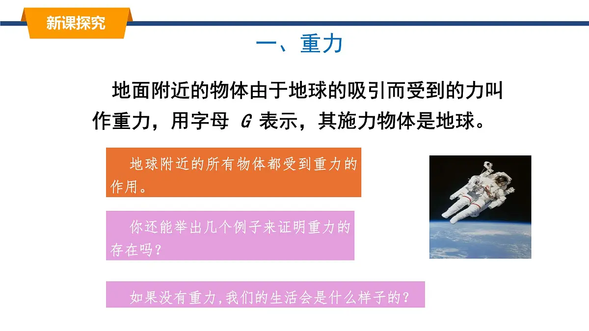 2025年春教科版物理八年级下册同步授课课件 7_4_重力第5页