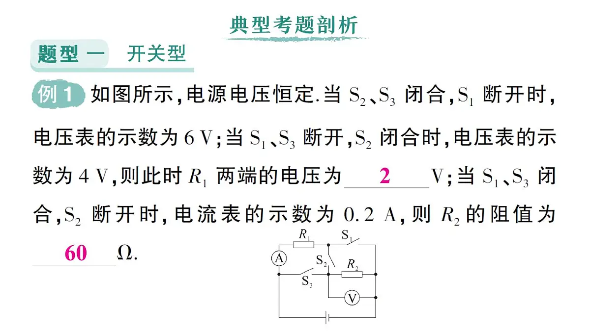 初中物理新人教版九年级全册第十七章专题三 动态电路的综合计算作业课件(2025秋季)第2页