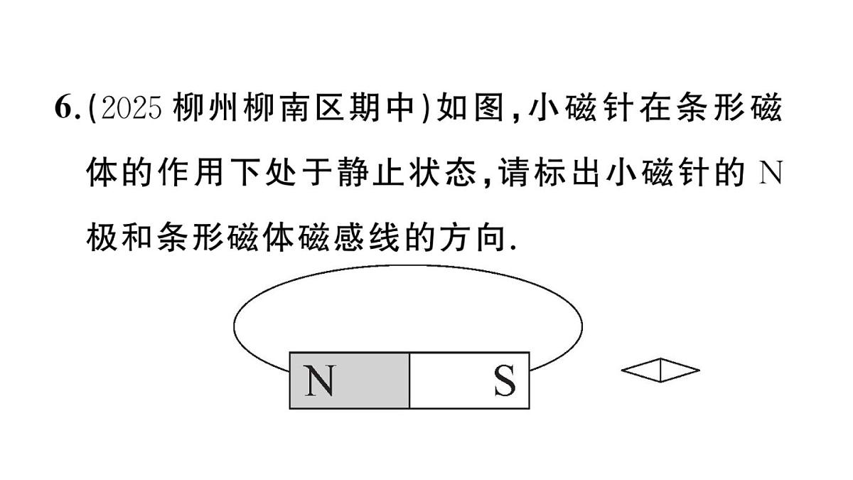 初中物理新沪科版九年级全册第十八章第一节 磁的奥秘作业课件2025秋第7页