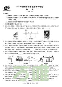 2025《万唯中考•安徽黑白卷》物理白卷