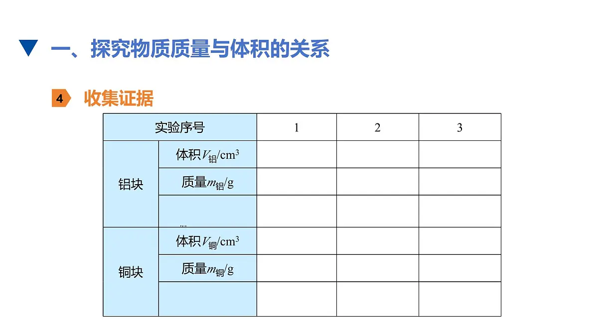 北师大版物理八年级下册 6.2 物质的密度 课件第8页