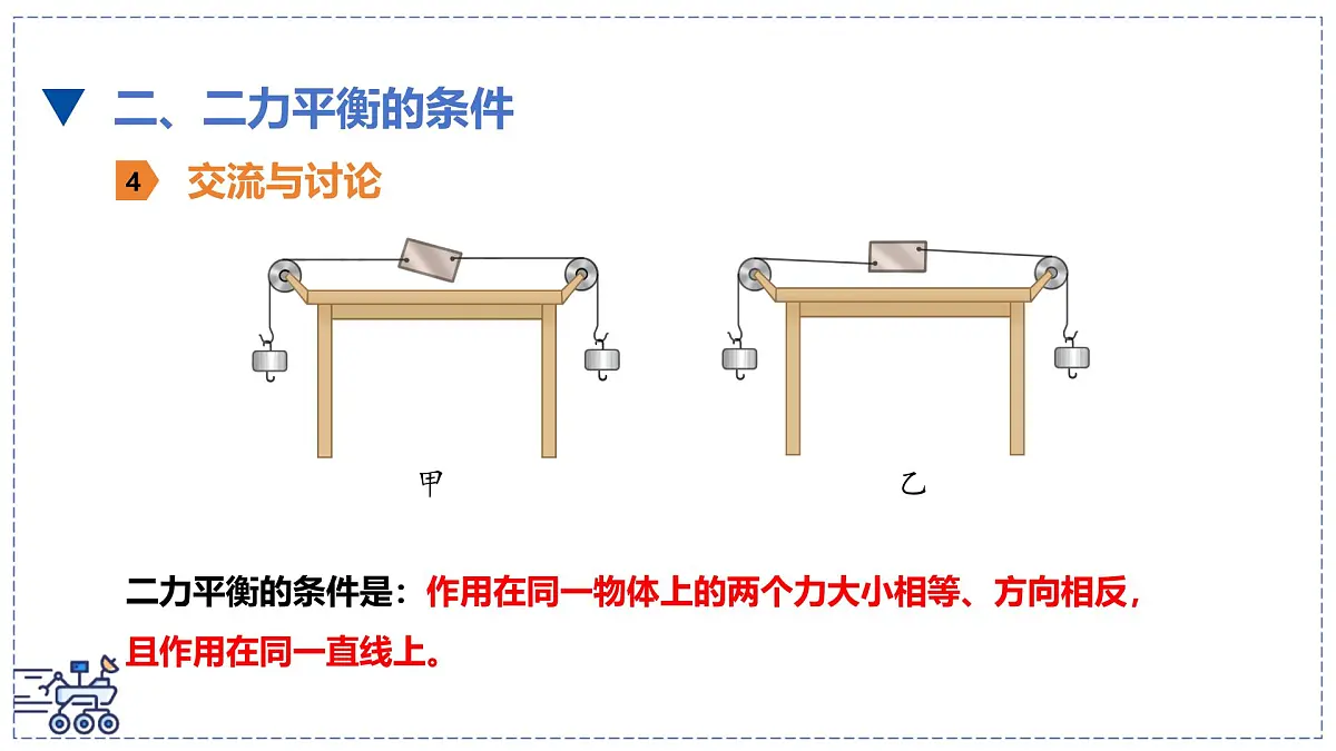 北师大版物理八年级下册 7.5 二力平衡 课件 初中第7页