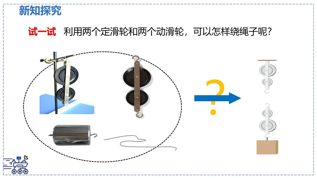 北师大版物理八年级下册 9.2 滑轮 课时2 课件第7页