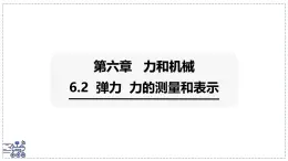 2024-2025学年沪粤版物理八年级下册 6.2 弹力 力的测量和表示 课件