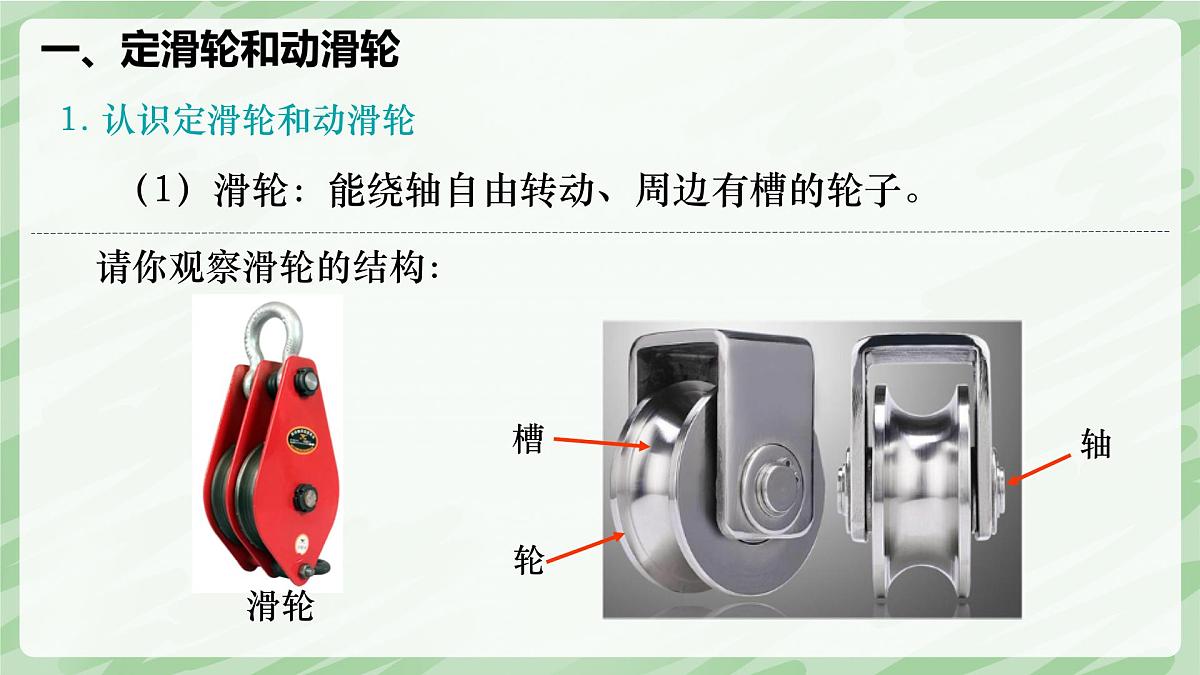 12.3 滑轮—初中物理八年级下册 同步教学课件(人教版2024)第5页