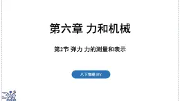 2024-2025学年沪粤版物理八年级下册 6.2 弹力 力的测量和表示（课件）