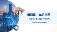 初中物理教科版(2024)八年级上册(2024)走进彩色世界完美版课件ppt