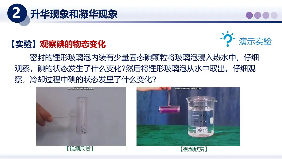 (教科版2024)初中物理八年级上册 5.4升华与凝华 课件第4页