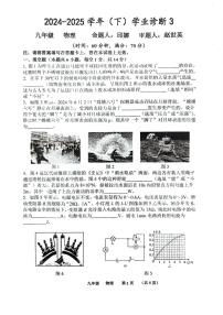 2025年河南省实验中学中考三模物理试题（中考模拟）