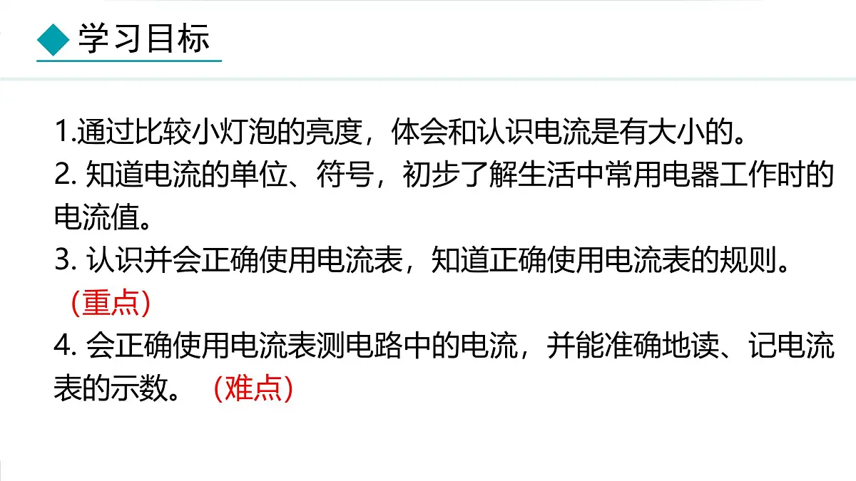 15.4电流的测量 2025-2026学年人教版物理九年级上学期课件第3页