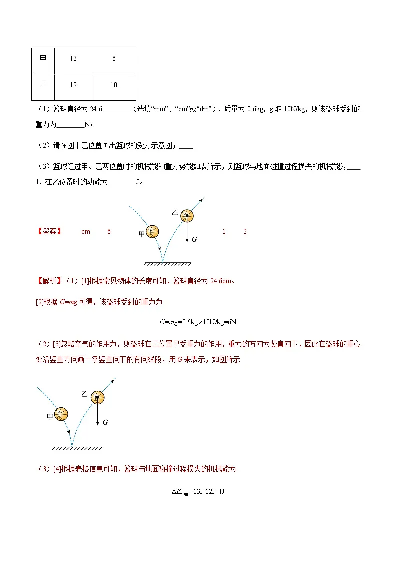 备战2025年中考物理真题分类汇编(全国通用)专题12功和机械能(解析版)第3页