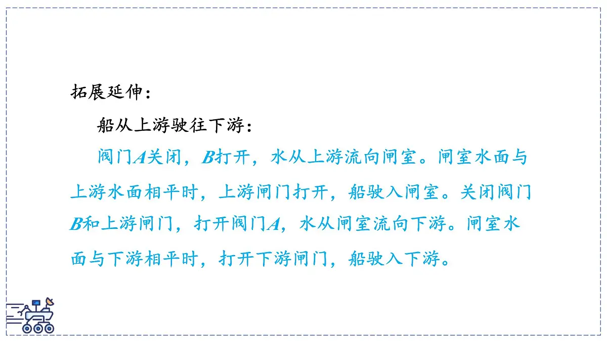 2024-2025学年 教科版物理八年级下册 9.3 跨学科实践:船闸(课件)第3页