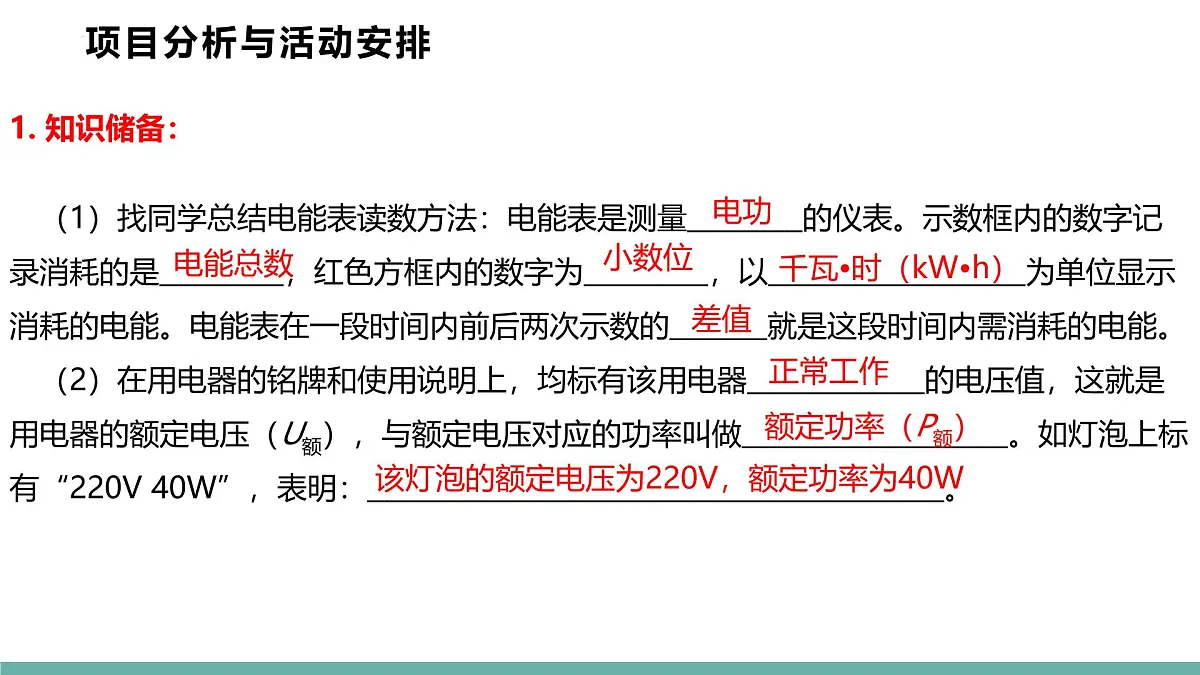 实践+设计一个节能方案 2026学年物理沪科版(2024)九年级全一册课件第4页