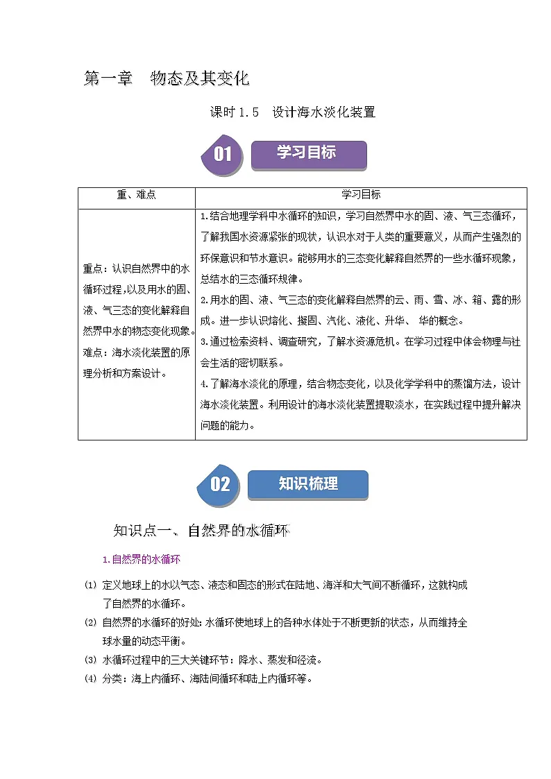 1.5 设计海水淡化装置(含答案解析)第1页