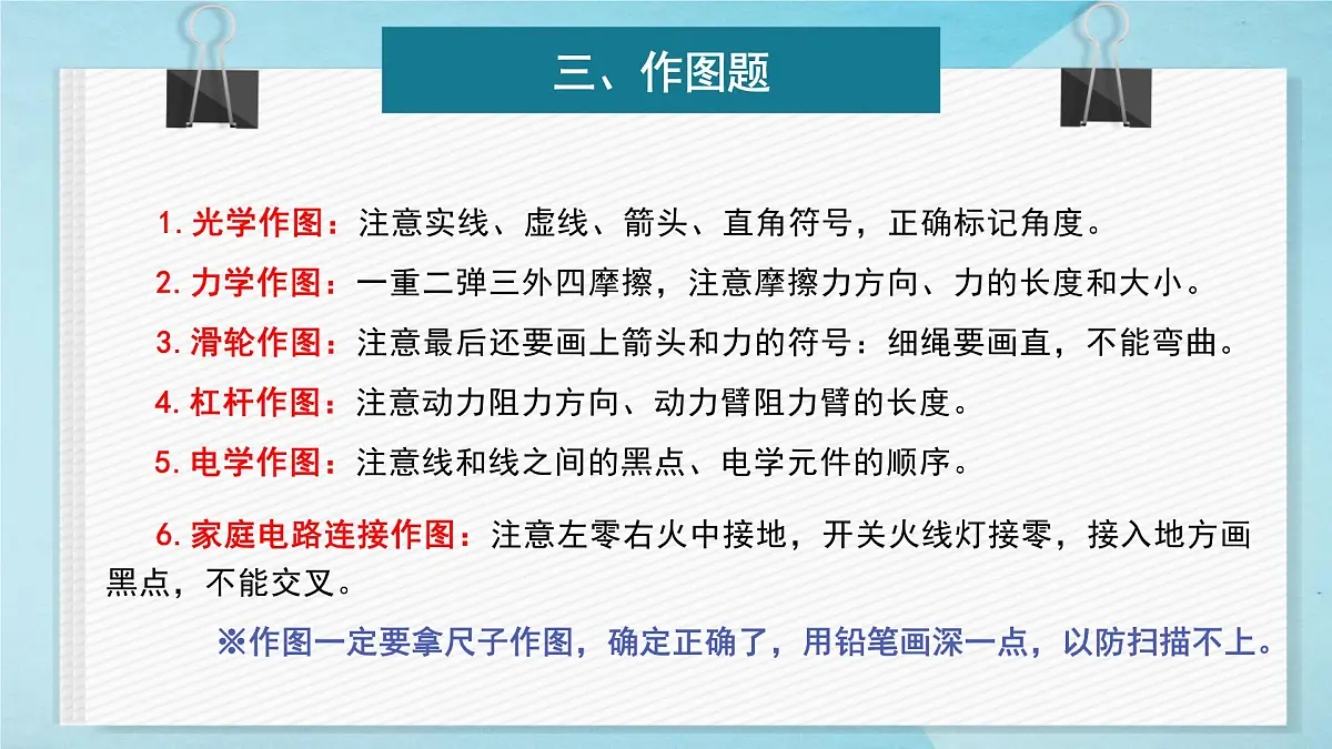 2025中考物理最后一课及考前指导【课件】第6页