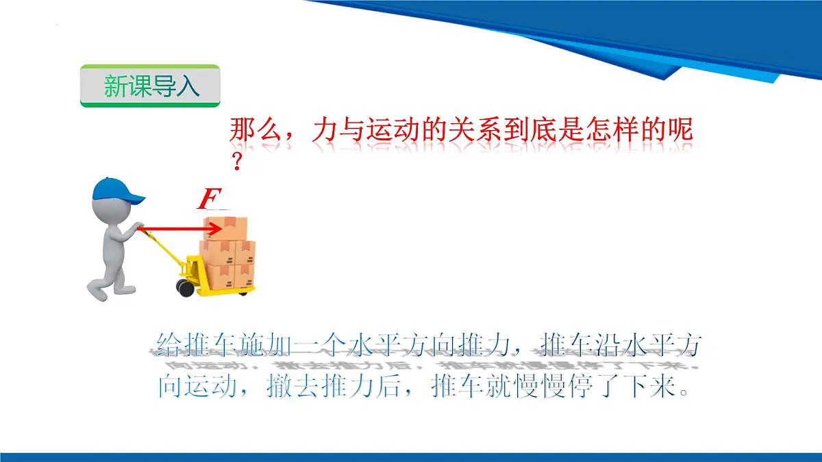 2025年春沪粤版物理八年级下册教学课件 7.3 牛顿第一定律 惯性 第一课时 牛顿第一定律第5页