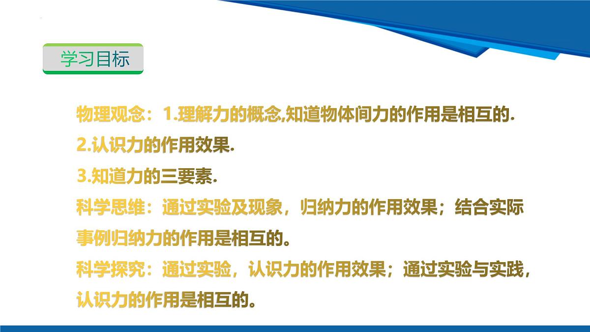 2025年春沪粤版物理八年级下册教学课件 6.1 力第3页