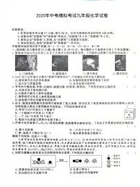 2025年安徽省合肥市部分学校中考模拟考试九年级物理、化学试卷