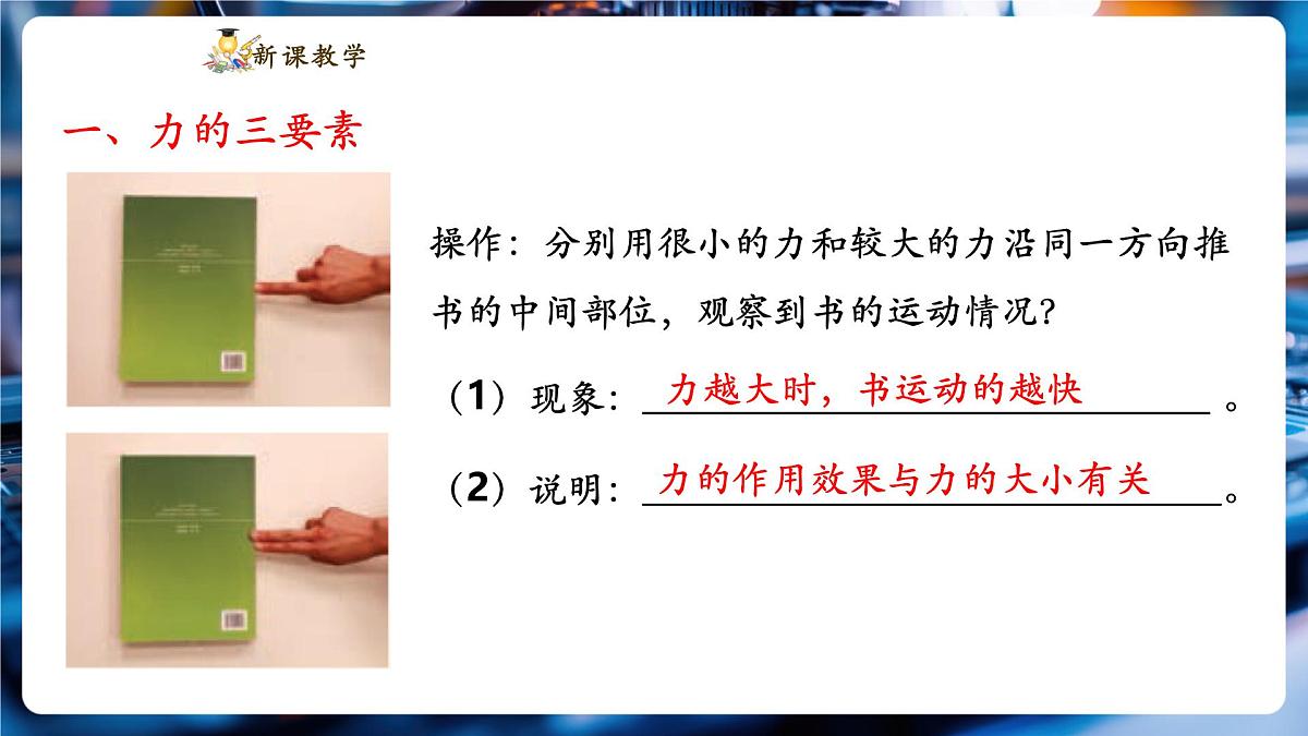 【新教材】教科版7.2 力的描述 精品课件(共23张)第6页