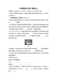 2025年河南省中考物理模拟卷（三）