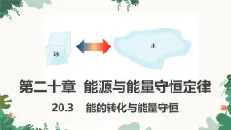 滬粵版物理九年級下冊20.3 能的轉(zhuǎn)化與能量守恒課件