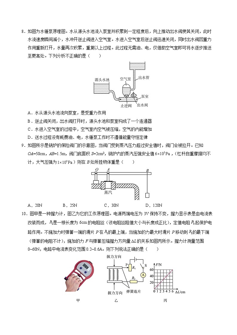 物理(陕西卷)(考试版)第3页