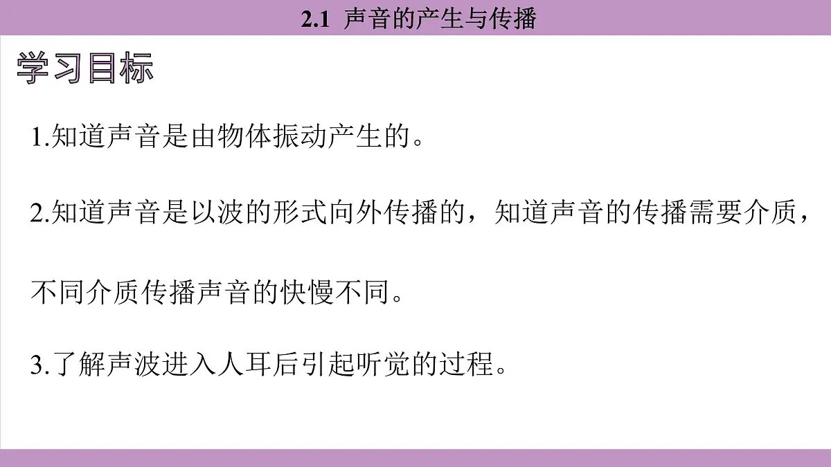 沪粤版(2024)八年级物理上册 2.1 声音的产生与传播(课件)第4页