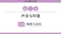 初中物理沪粤版（2024）八年级上册（2024）响度与音色示范课课件ppt