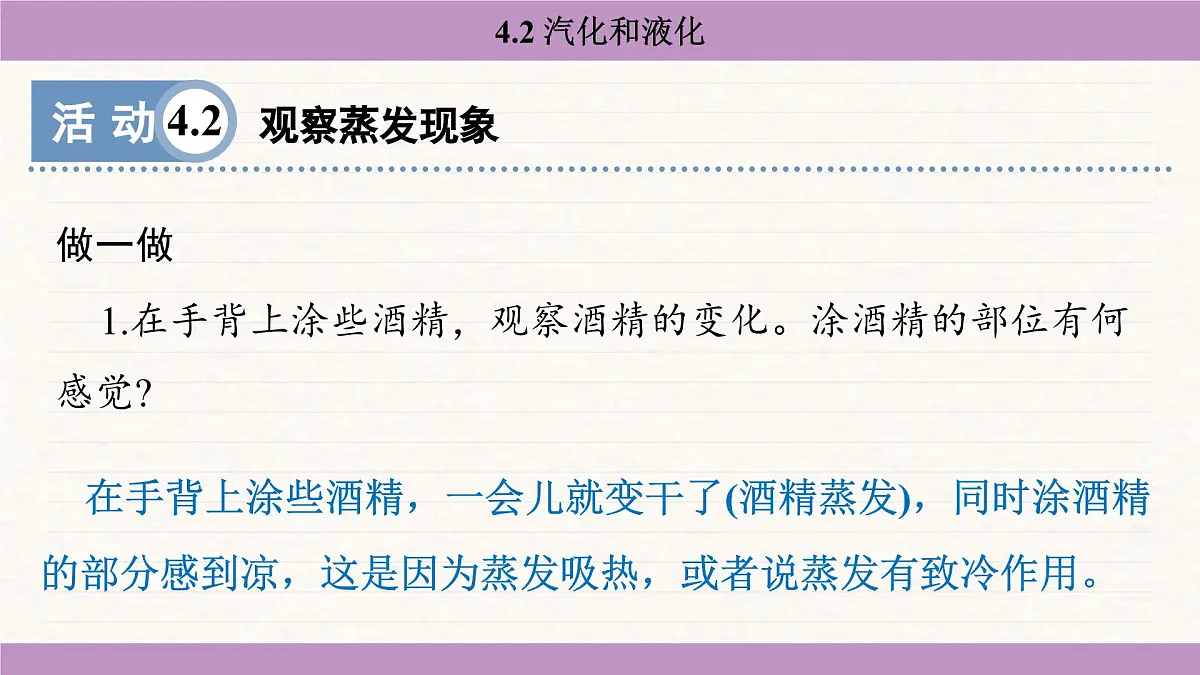 苏科版(2024)八年级物理上册 4.2 汽化和液化(课件)第6页