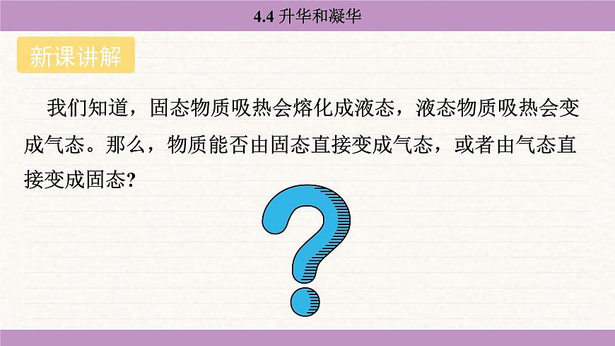 蘇科版(2024)八年級物理上冊 4.4 升華和凝華(課件)第4頁