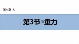7.3 重力（課件）初中人教版（2024）物理八年级下册