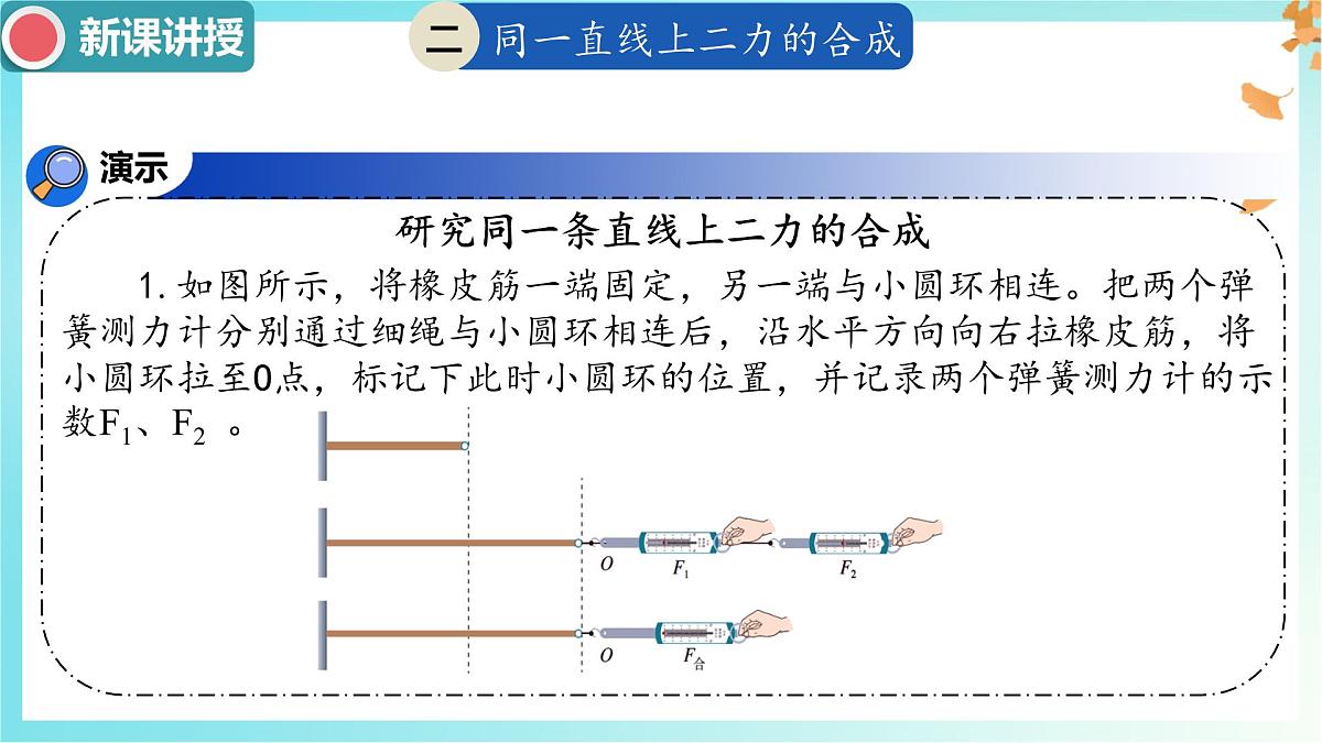 8.4 同一直线上二力的合成 课件 初中人教版(2024)物理八年级下册第6页