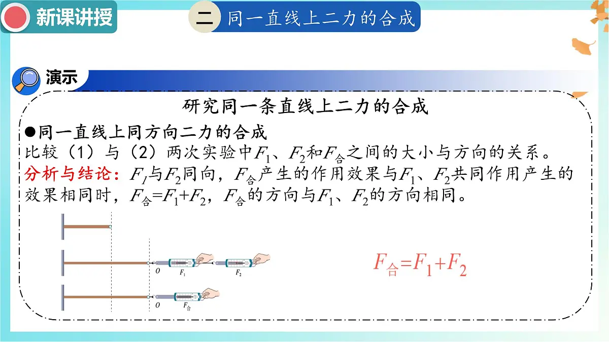 8.4 同一直线上二力的合成 课件 初中人教版(2024)物理八年级下册第8页